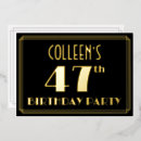 Search for 47th birthday invitations 47 years old