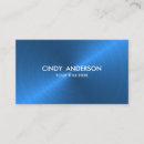 Search for metallic blue business cards Shiny