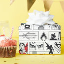 Search for batman wrapping paper Super hero pattern