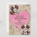 Search for dog pawty invitations Girls