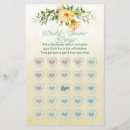 Search for bridal shower games flyers Bingo