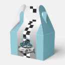 Search for black and white checkered favor boxes Birthday