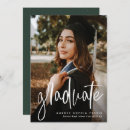 Search for green graduation invitations Script