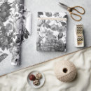 Search for black and white flowers wrapping paper Roses