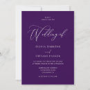 Search for eggplant wedding invitations Plum