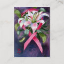 Search for breast cancer business cards Charity