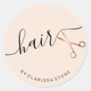 Search for hair salon logo stickers Hairdresser