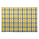 Search for yellow and gray placemats Grey