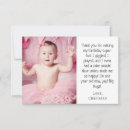 Search for 1st birthday thank you Baby girl