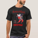 Search for rock and roll christmas tshirts Guitar