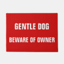 Search for funny dog doormats Quote