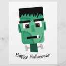 Search for kids halloween flyers Frankenstein