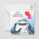 Search for classroom valentines day cards Shark