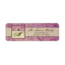 Search for emboss return address labels Floral
