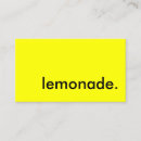 Search for lemonade business cards Retro