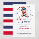 Search for 4th of july baby shower invitations Usa