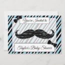 Search for mustache baby shower invitations Black