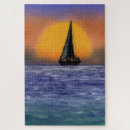 Search for sailboat puzzles Sunset