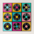 Search for vinyl records puzzles Background