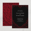 Search for red black save the dates Halloween