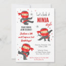 Search for karate party invitations Samurai