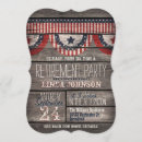 Search for rustic retirement party invitations Country