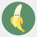 Search for cute banana stickers Tropical
