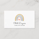 Search for daycare business cards Watercolor