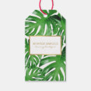 Search for tropical gift tags Monstera leaf