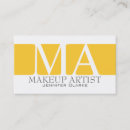 Search for makeup artist business cards Simple
