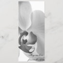 Search for orchid wedding programs Black and white