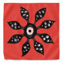 Search for dark red bandanas Black