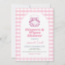 Search for diaper and wipe shower invitations Watercolor