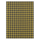 Search for yellow and black tablecloths Tartan