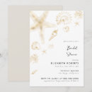 Search for seashell bridal shower invitations Modern