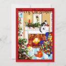 Search for fireplace christmas cards Cozy