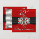 Search for 20th wedding anniversary invitations Twentieth