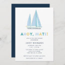 Search for ahoy mate baby shower sailboat