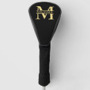 Search for black and gold golf head covers Dad