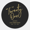 Search for 21st birthday stickers Twenty one