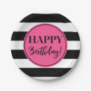 Search for pink and black plates Stripes