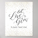 Search for let love grow signs Gold
