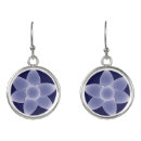 Search for flower earrings Purple