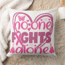 Search for breast cancer awareness pillows Support