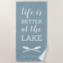 Search for lake beach towels Life is better