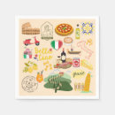 Search for travel napkins Italy