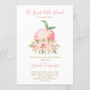 Search for sweet as a peach baby shower invitations Modern