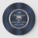 Search for navy blue clocks Heart