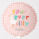 Search for pink gingham balloons For kids