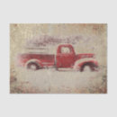 Search for red truck tissue paper Vintage